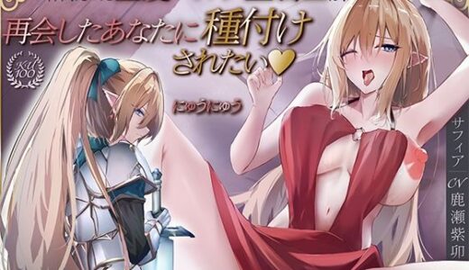 かつて仲間だった金髪エルフ聖騎士は、再会したあなたに種付けされたい♪【KU100収録】